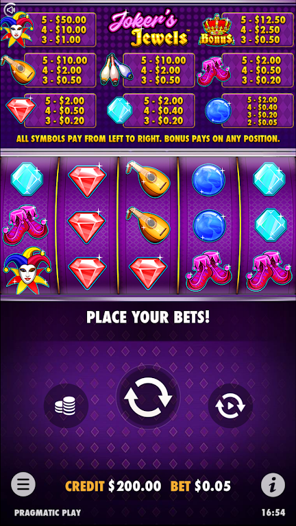 Joker’s Jewels Slot Casino Win Screenshot 2