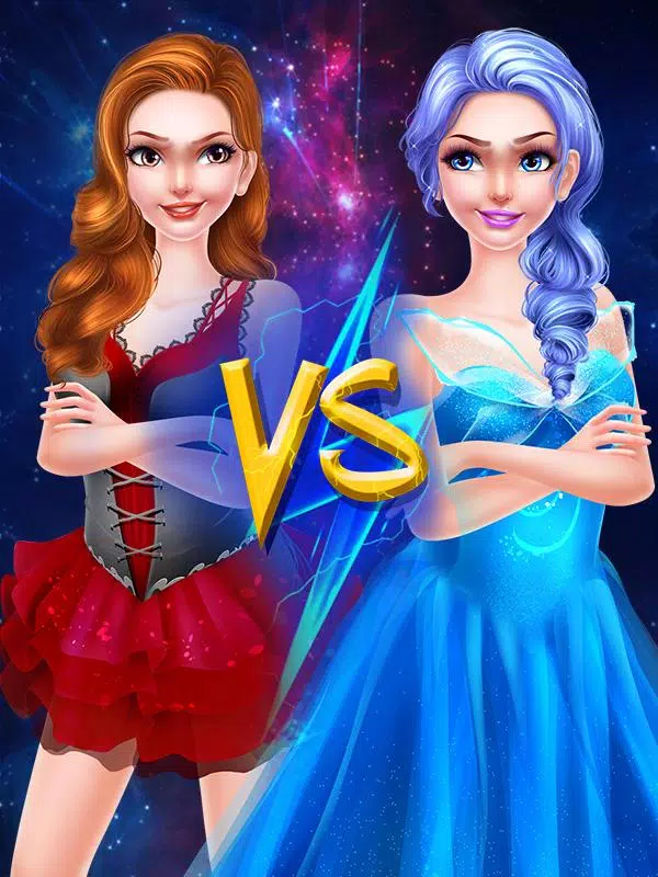 Fairy Dress Up VS Witch Makeup Tangkapan skrin 0