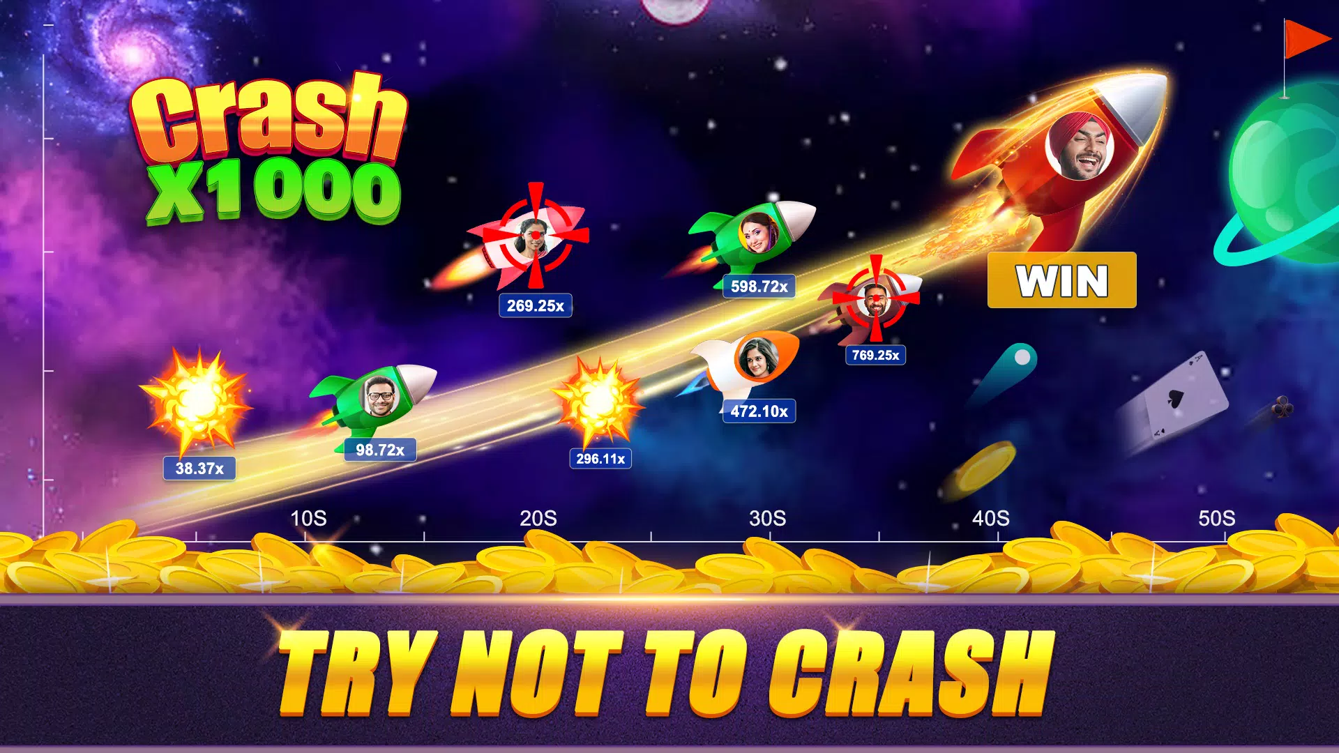 Crash x1000 - Online Poker Zrzut ekranu 2