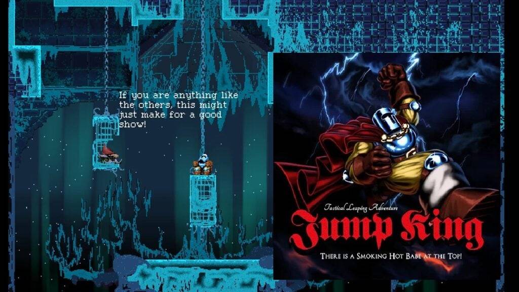 Jump King, ein 2D -Plattformer, Soft startet auf Android mit zwei Erweiterungen