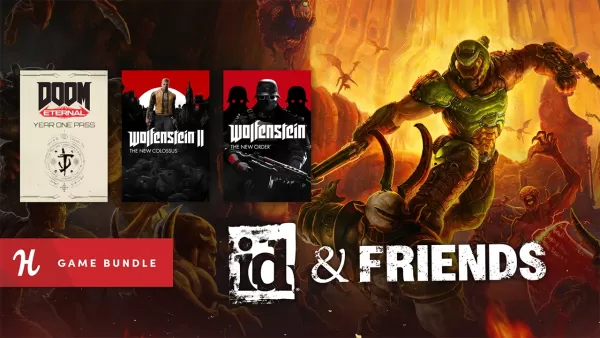 Bespaar 10% op Doom: The Dark Ages en Nine Other Doom, Wolfenstein Games met ID & Friends Humble Bundle