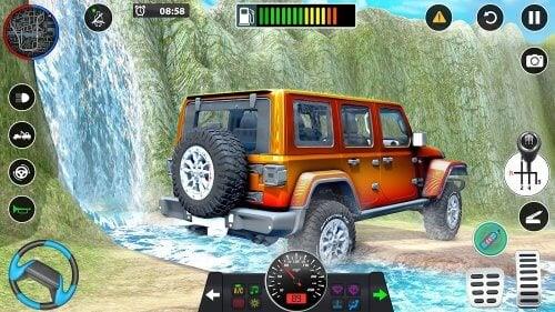 Offroad Jeep Driving Games 3D Schermafbeelding 2