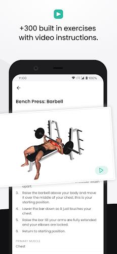 FitHero - Gym Workout Tracker ภาพหน้าจอ 3