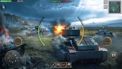 Battle Tanks: Online War games Ảnh chụp màn hình 1