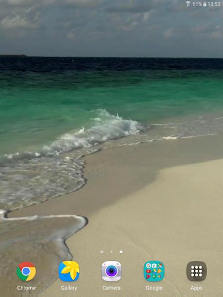 Tropical Beach Live Wallpaper ဖန်သားပြင်ဓာတ်ပုံ 3