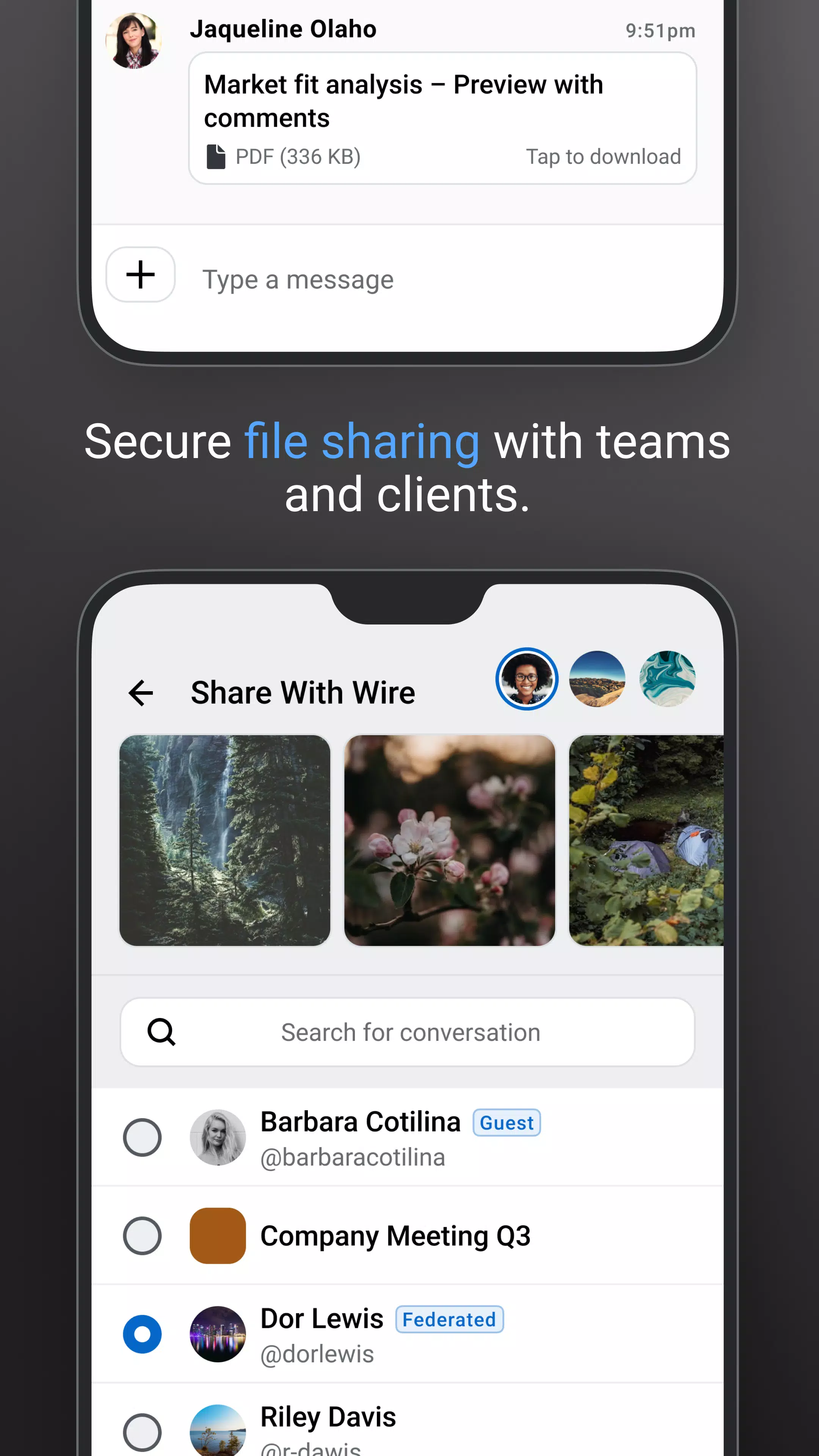 Wire - Secure Messenger Screenshot 3