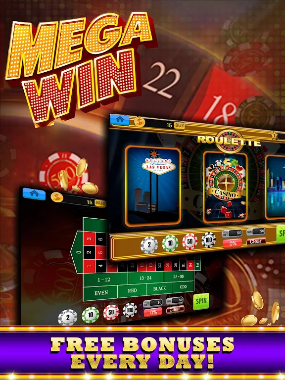 Big Gold Casino Win Capture d'écran 0