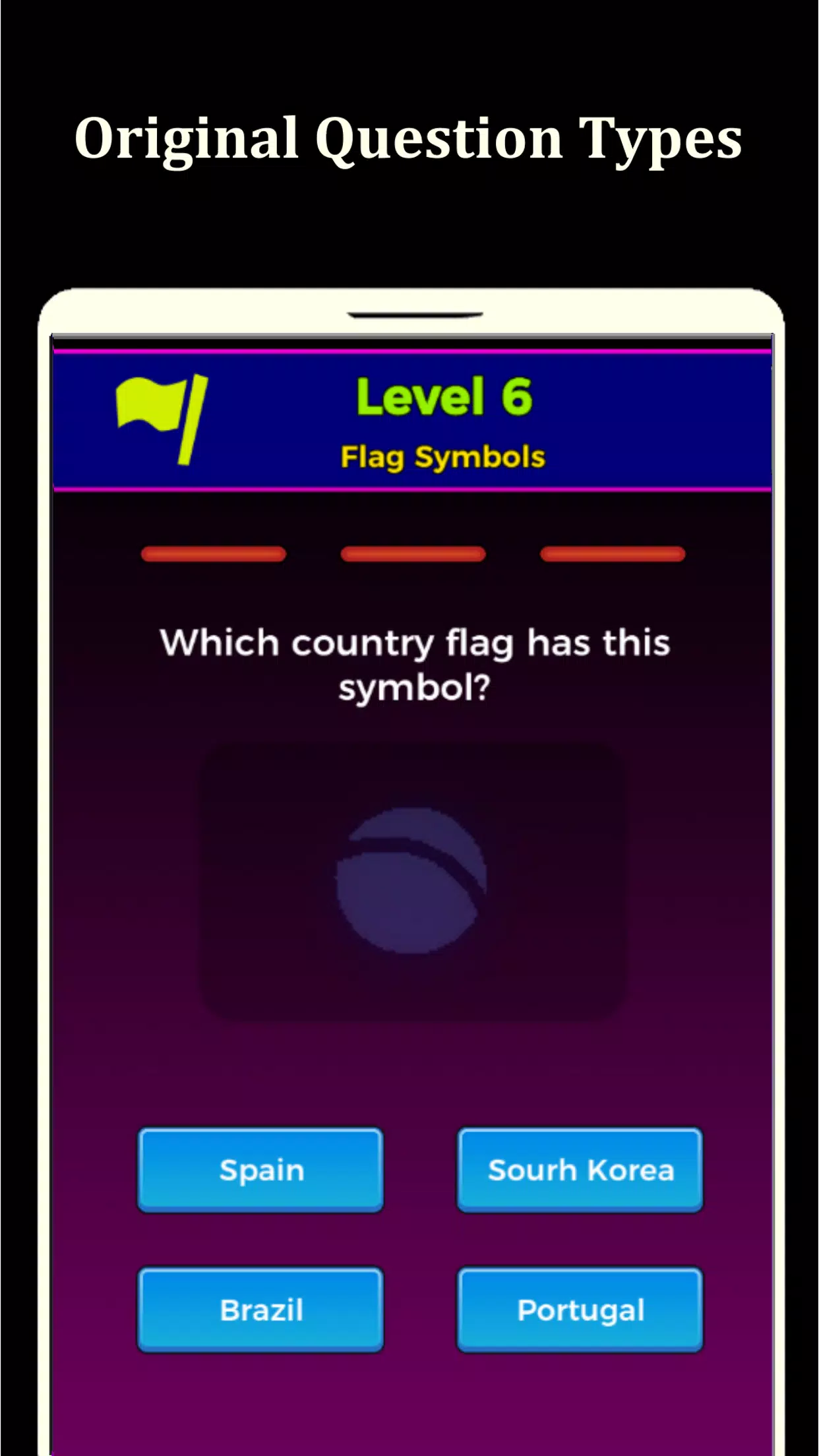 World Flags Quiz Game ဖန်သားပြင်ဓာတ်ပုံ 2