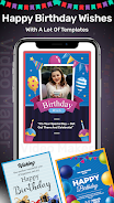 Schermata Happy birthday video maker 1