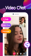 HiChat - Live Video Chat Captura de tela 2