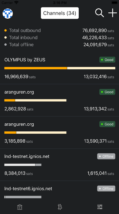 ZEUS Wallet应用截图第1张