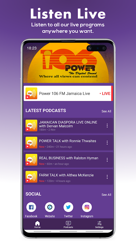 Power 106 FM Jamaica スクリーンショット 0