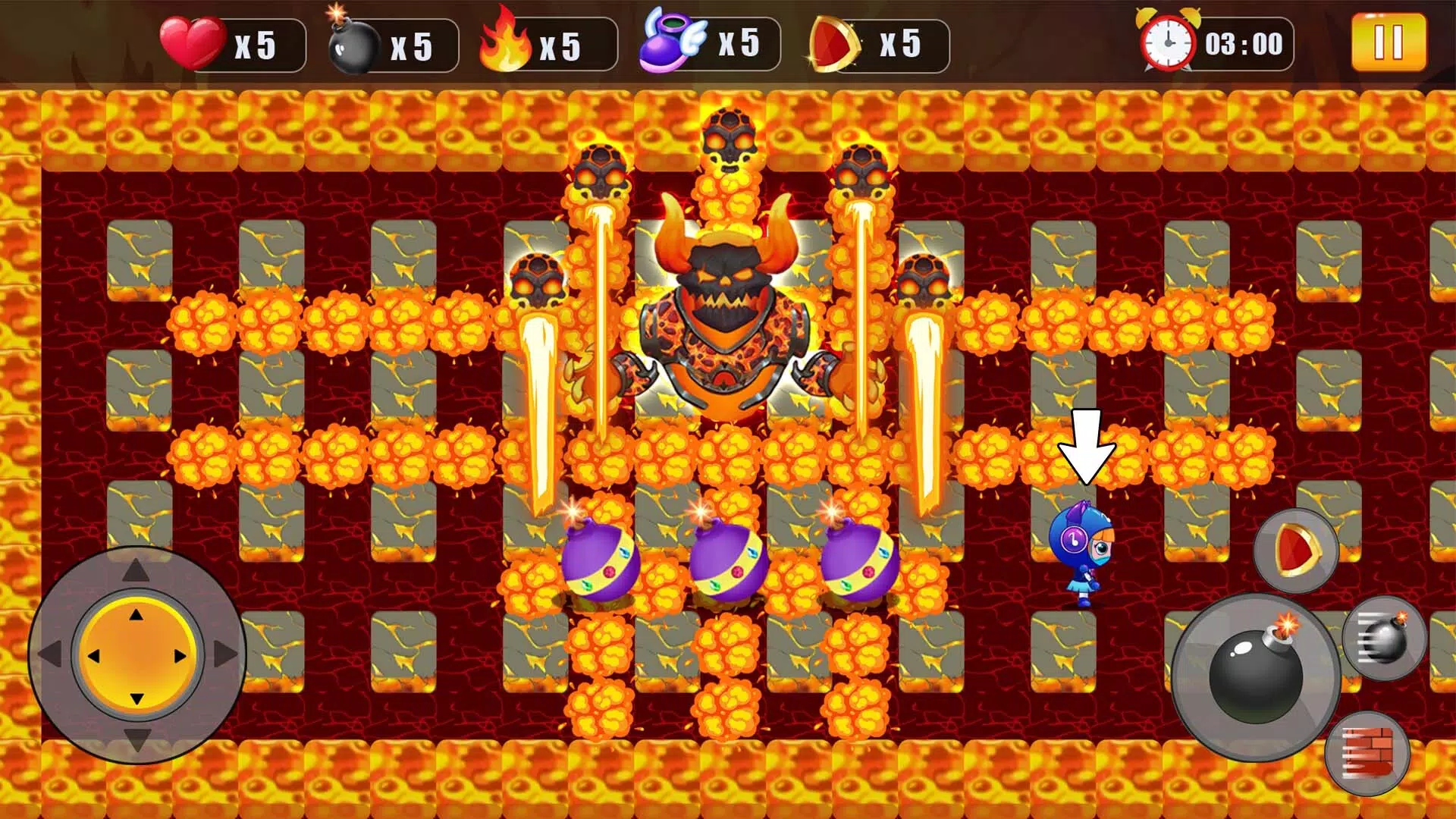 Bomber Battle : Bomb Man Arena Ảnh chụp màn hình 3