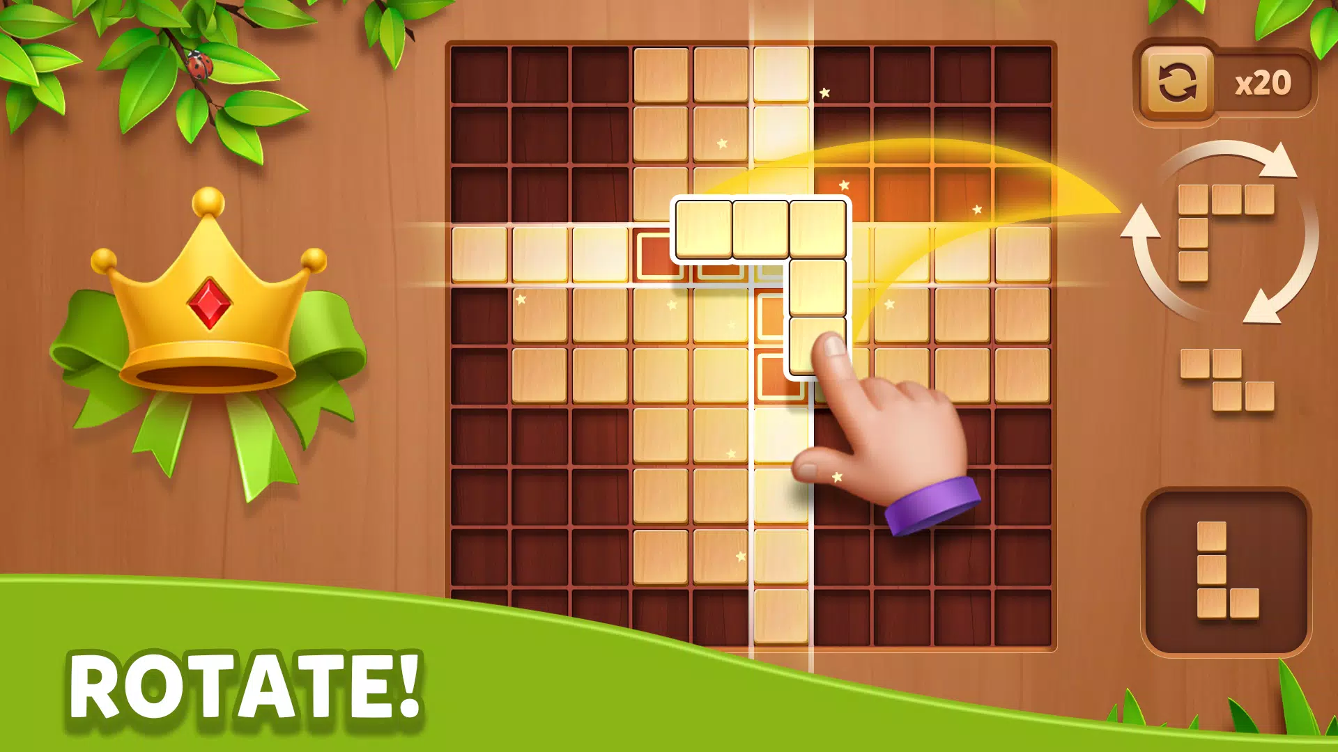 Cube Block - Woody Puzzle Game Screenshot 1