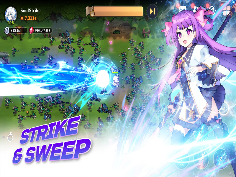 Soul Strike! Idle RPG Mod স্ক্রিনশট 0