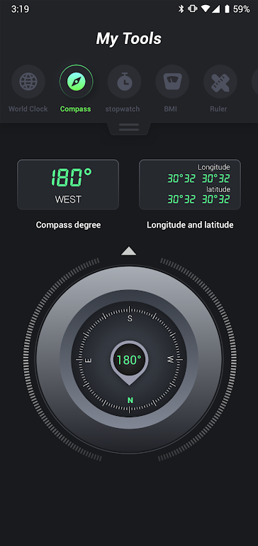 Schermata My Tool - Compass, Timer & VPN 2