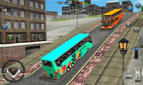 Offroad School Bus Drive Games Ảnh chụp màn hình 2