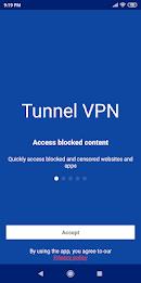 Tunnel VPN - Unlimited VPN Tangkapan skrin 0