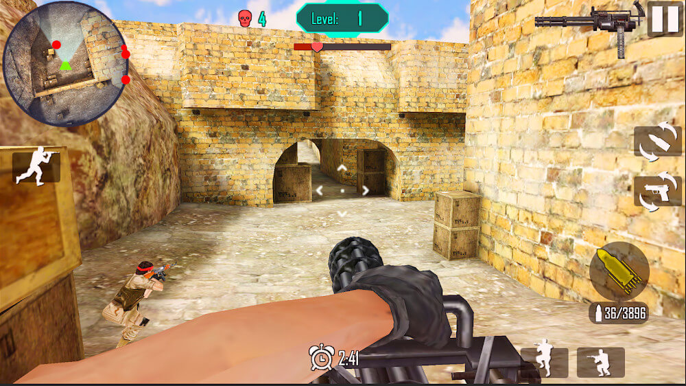 Gun Shoot War: Dead Ops Mod Schermafbeelding 0