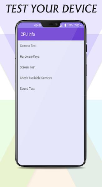 CPU-Z : Device & System info for Android™ Tangkapan skrin 2