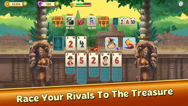 Solitaire Treasure Hunt ဖန်သားပြင်ဓာတ်ပုံ 3