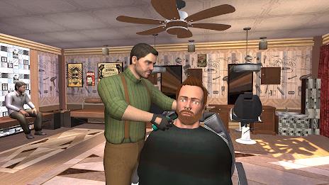 Barber Shop-Hair Cutting Game Schermafbeelding 0