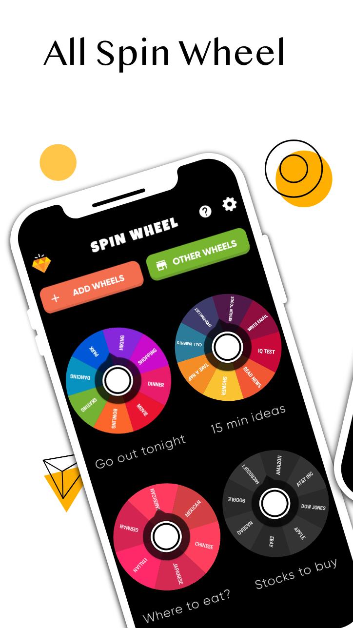 Spin The Wheel Decision Picker Скриншот 1