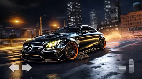 C63 AMG Drift Simulator Schermafbeelding 1