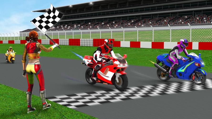 Bike Racing Games-Bike Race 3D Zrzut ekranu 1