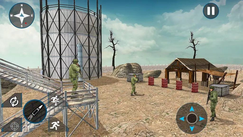 Army Sniper Desert 3D Shooter 2019 ภาพหน้าจอ 0