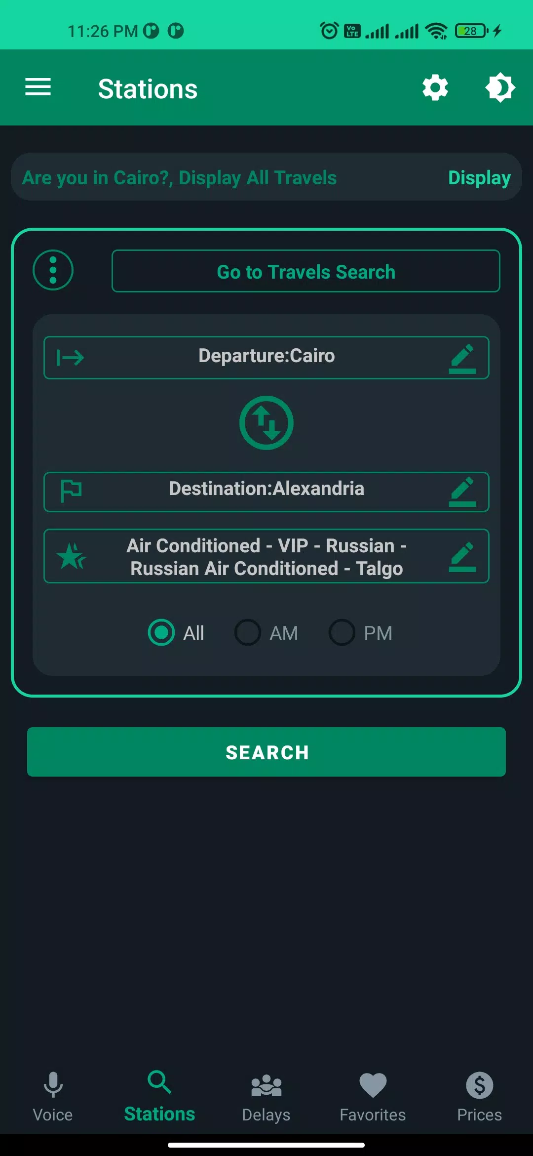 Egypt's Trains - Voice Search Tangkapan skrin 1