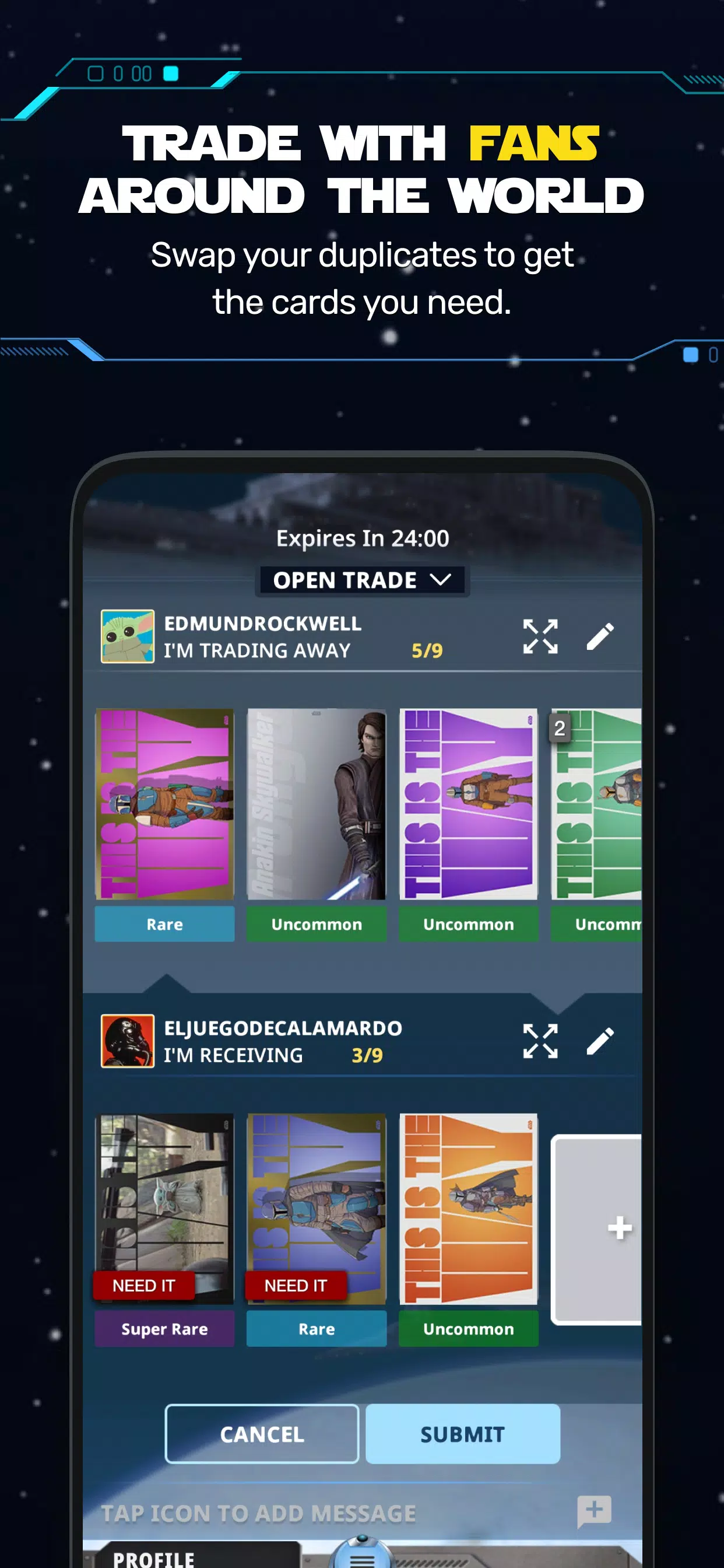 Star Wars Card Trader by Topps Screenshot 2