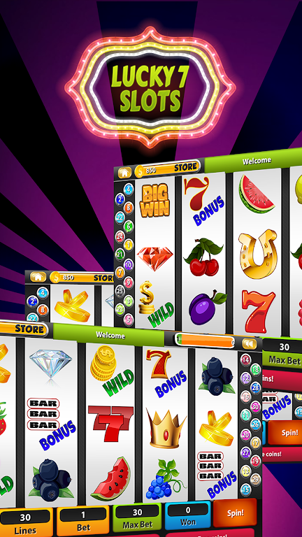 Lucky 7’s Slot Machines スクリーンショット 2
