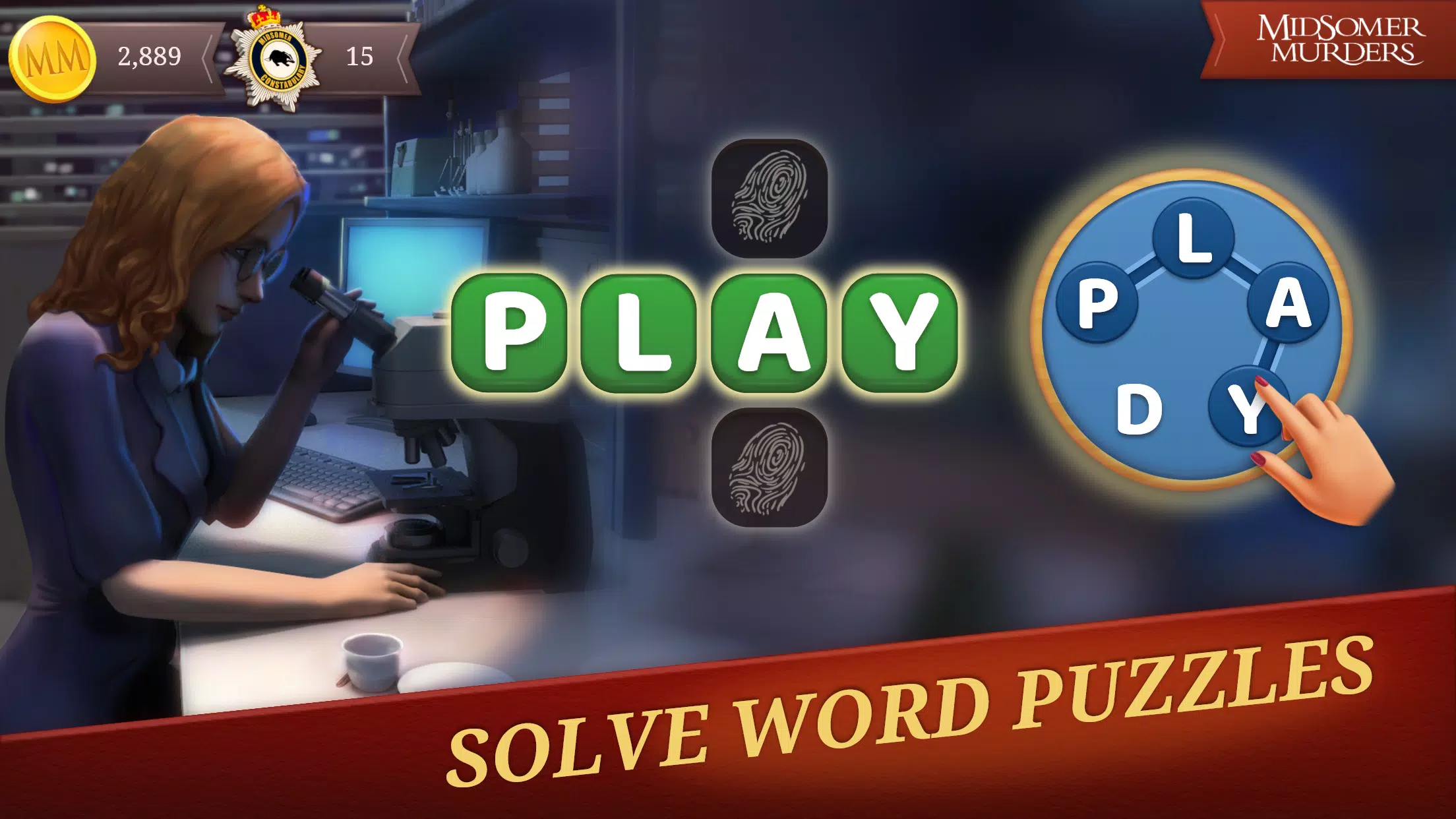 Midsomer Murders: Word Puzzles スクリーンショット 1