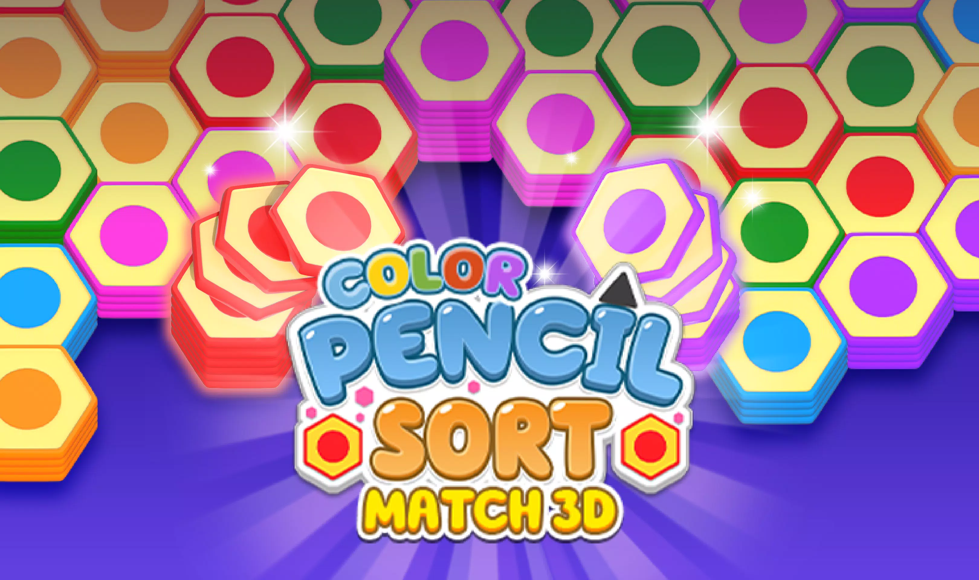 Color Pencil Sort - Match 3D ภาพหน้าจอ 0