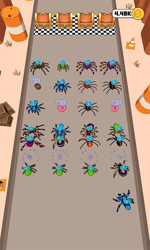 Merge Ants: Underground Battle ภาพหน้าจอ 3