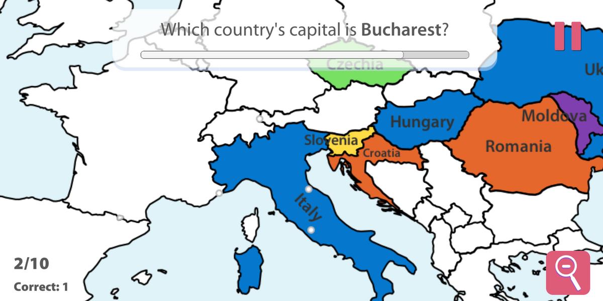 StudyGe－Geografia mundial quiz Captura de tela 1