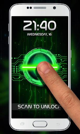 Fingerprint Lock Prank Captura de tela 1