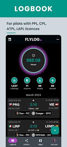 FLYLOG.io - For Pilots ภาพหน้าจอ 0