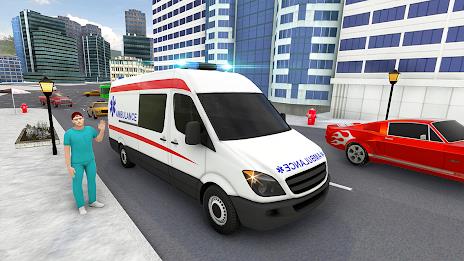 Ambulance Simulator Car Driver Zrzut ekranu 2