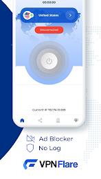 VPN FLARE - SECURE & FAST VPN স্ক্রিনশট 1