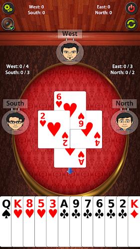 Call Bridge Card Game ဖန်သားပြင်ဓာတ်ပုံ 2