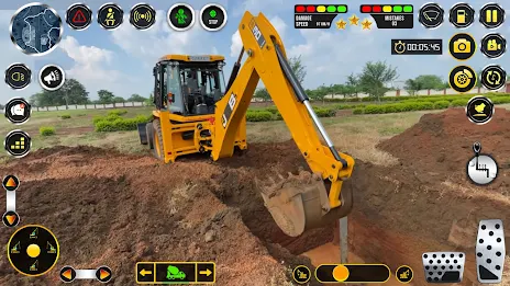 Snow Excavator Construction 3D स्क्रीनशॉट 0