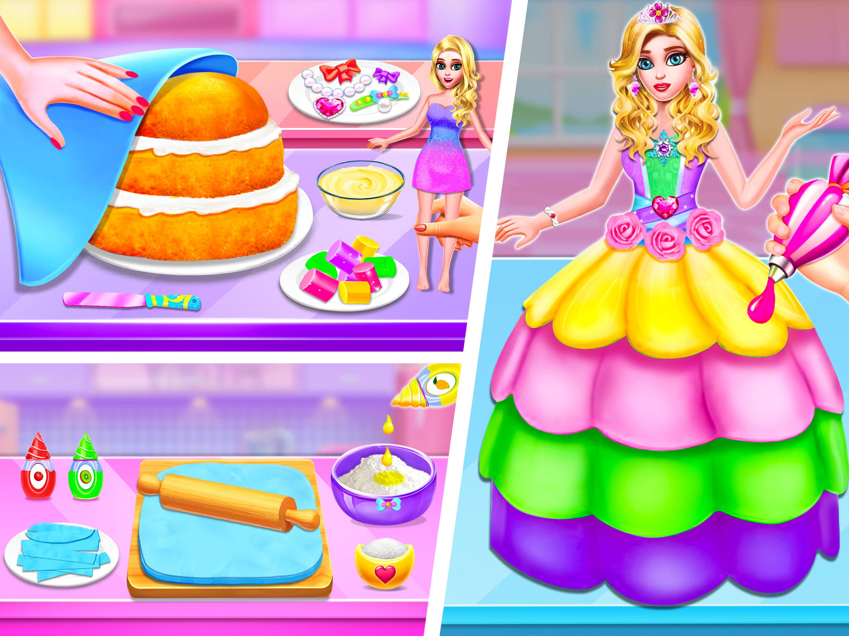 Doll House Cake Maker Game 스크린샷 0