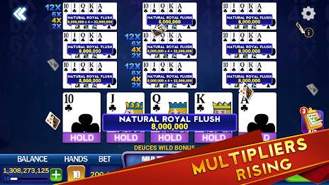 Deuces Wild: Video Poker Ultra ဖန်သားပြင်ဓာတ်ပုံ 1