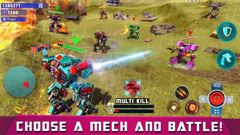 Mech Robot Games - Multi Robot Ekran Görüntüsü 1