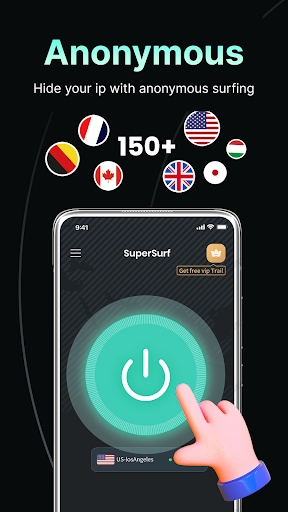 SuperSurf VPN - Fast &Safe VPN Capture d'écran 3