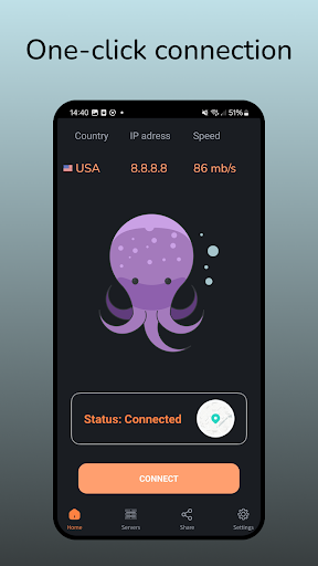 Octopus VPN & Proxy Zrzut ekranu 0