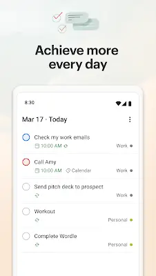 Schermata Todoist: To-do List & Planner 1