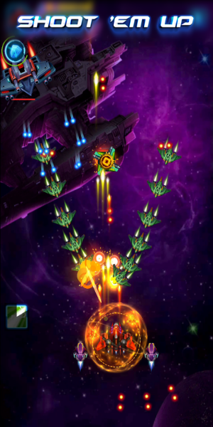 Space Invaders: Galaxy Shooter ဖန်သားပြင်ဓာတ်ပုံ 1